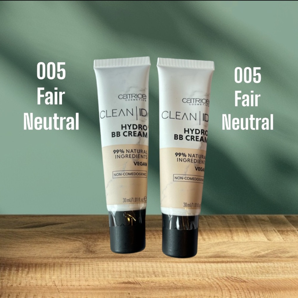Catrice Clean ID Hydro BB Cream Foundation 2 x 005 Fair Natural 30 ml / 1 oz